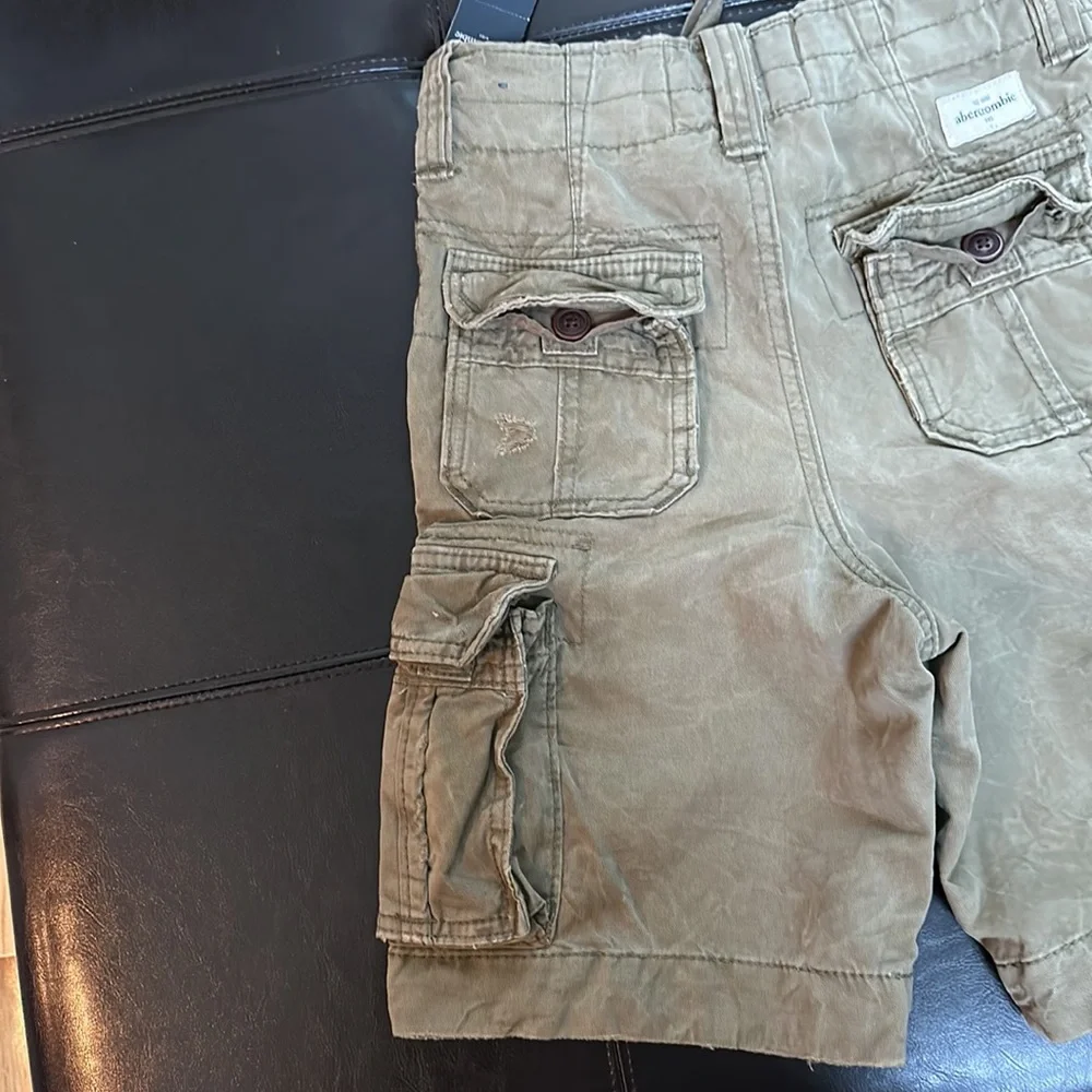 Abercrombie button fly drawstring cargo 10 NWT - Picture 6 of 12